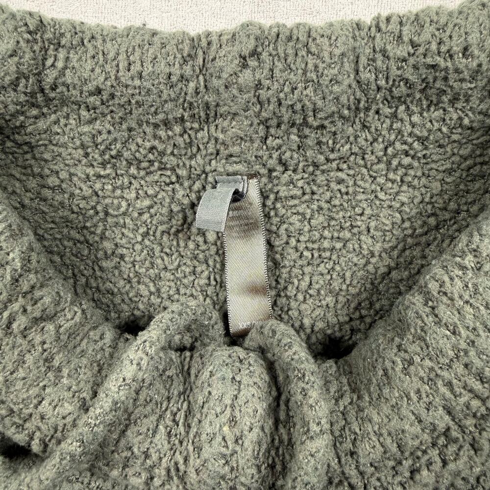 SKIMS Cozy Knit Jogger XXS/XS Green Lounge Pants Soft Fleece Drawstring Waist - Picture 2 of 8